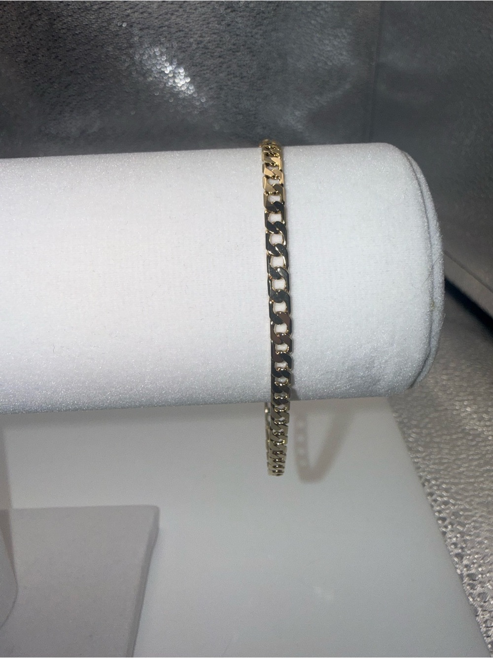 7.5 Inch Cuban Link Bracelet – 18K Gold Dipped, 14K Stamped